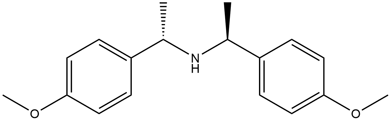 (S)-bis((S)-1-(4-methoxyphenyl)ethyl)amine Structure
