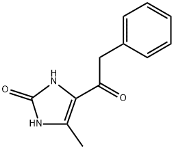 2H-Imidazol-2-one, 1,3-dihydro-4-methyl-5-(2-phenylacetyl)- Structure