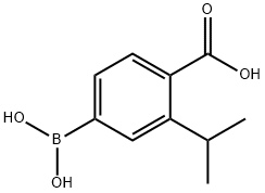 4-Carboxy-3-isopropylphenylboronic acid Structure