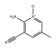3-Pyridinecarbonitrile, 2-amino-5-methyl-, 1-oxide 구조식 이미지