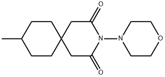 9-Methyl-3-morpholino-3-azaspiro[5.5]undecane-2,4-dione 구조식 이미지