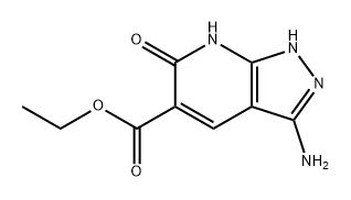 1H-Pyrazolo[3,4-b]pyridine-5-carboxylic acid, 3-amino-6,7-dihydro-6-oxo-, ethyl ester Structure