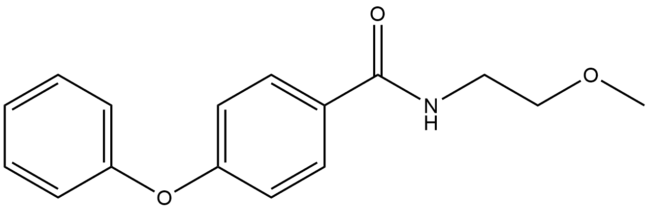 N-(2-Methoxyethyl)-4-phenoxybenzamide Structure