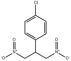 1-chloro-4-(1,3-dinitropropan-2-yl)benzene Structure