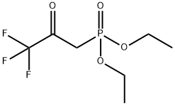 Phosphonic acid, P-(3,3,3-trifluoro-2-oxopropyl)-, diethyl ester Structure