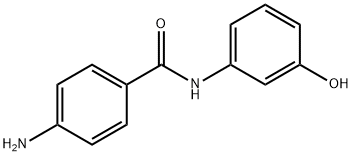 Benzamide, 4-amino-N-(3-hydroxyphenyl)- Structure