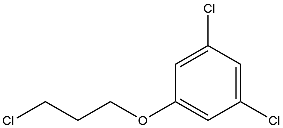 1,3-Dichloro-5-(3-chloropropoxy)benzene Structure