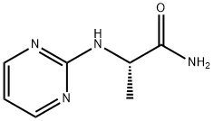 Propanamide, 2-(2-pyrimidinylamino)-, (2S)- Structure