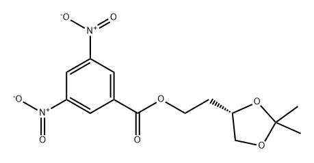 1,3-Dioxolane-4-ethanol, 2,2-dimethyl-, 3,5-dinitrobenzoate, (S)- (9CI) Structure