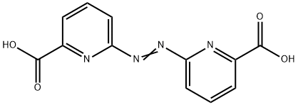 2-Pyridinecarboxylic acid, 6,6'-(1,2-diazenediyl)bis- Structure