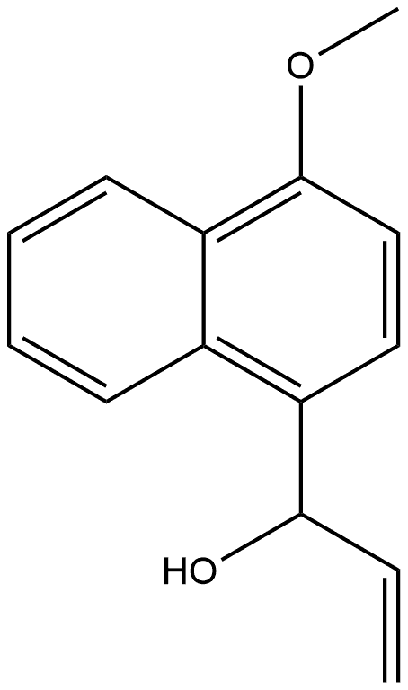 1-Naphthalenemethanol, α-ethenyl-4-methoxy- Structure