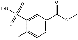 methyl 4-fluoro-3-sulfamoylbenzoate Structure