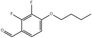 4-Butoxy-2,3-difluorobenzaldehyde Structure