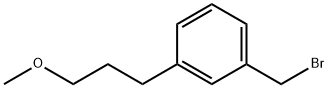 1-Bromomethyl-3-(3-methoxypropyl)benzene Structure