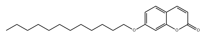 2H-1-Benzopyran-2-one, 7-(dodecyloxy)- Structure