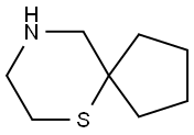 6-thia-9-azaspiro[4.5]decane Structure