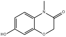 2H-1,4-Benzoxazin-3(4H)-one, 7-hydroxy-4-methyl- Structure