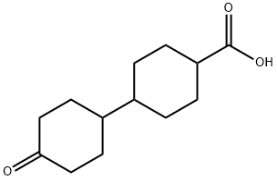 [1,1'-Bicyclohexyl]-4-carboxylic acid, 4'-oxo- 구조식 이미지