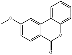 6H-Dibenzo[b,d]pyran-6-one, 9-methoxy- Structure