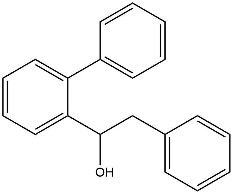 α-(Phenylmethyl)[1,1'-biphenyl]-2-methanol Structure