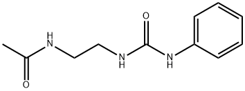 Acetamide, N-[2-[[(phenylamino)carbonyl]amino]ethyl]- Structure