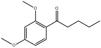 1-Pentanone, 1-(2,4-dimethoxyphenyl)- Structure