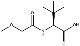 L-Valine, N-(2-methoxyacetyl)-3-methyl- Structure