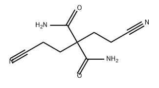 Propanediamide, 2,2-bis(2-cyanoethyl)- 구조식 이미지