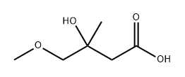 Butanoic acid, 3-hydroxy-4-methoxy-3-methyl- Structure