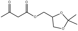 Butanoic acid, 3-oxo-, (2,2-dimethyl-1,3-dioxolan-4-yl)methyl ester Structure