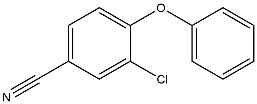 3-Chloro-4-phenoxybenzonitrile Structure