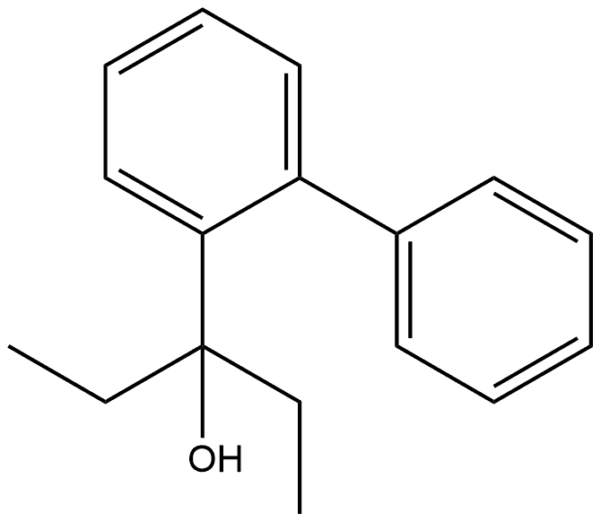 3-([1,1'-biphenyl]-2-yl)pentan-3-ol Structure