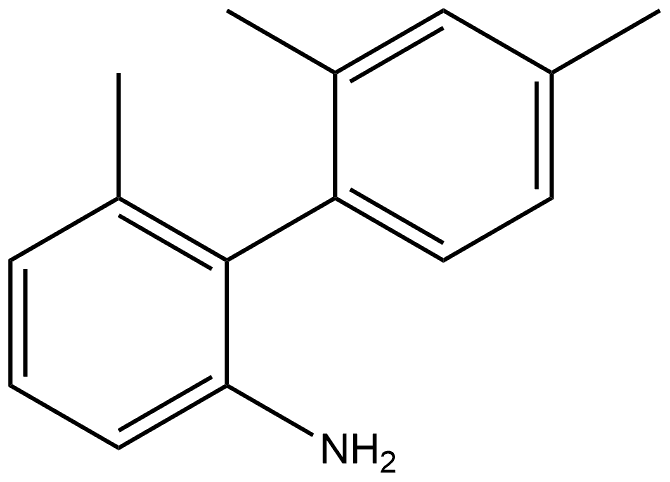 2',4',6-Trimethyl[1,1'-biphenyl]-2-amine Structure