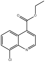 Ethyl 8-chloroquinoline-4-carboxylate 구조식 이미지
