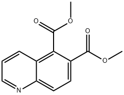 5,6-Quinolinedicarboxylic acid, 5,6-dimethyl ester 구조식 이미지