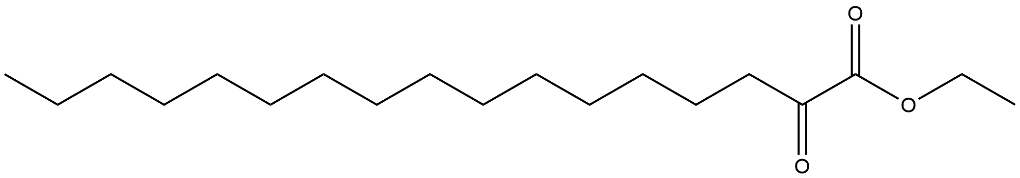 2-oxo-heptadecanoic acid ethyl ester Structure