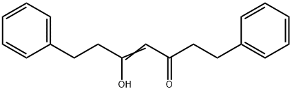 (Z)-5-Hydroxy-1,7-diphenylhept-4-en-3-one Structure