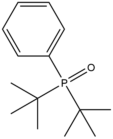 Phosphine oxide, bis(1,1-dimethylethyl)phenyl- Structure