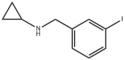 N-[(3-Iodophenyl)methyl]cyclopropanamine 구조식 이미지