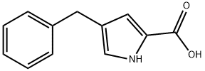 1H-Pyrrole-2-carboxylic acid, 4-(phenylmethyl)- 구조식 이미지