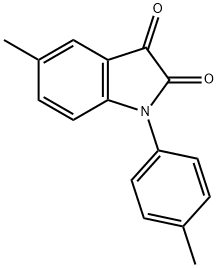 1H-Indole-2,3-dione, 5-methyl-1-(4-methylphenyl)- Structure