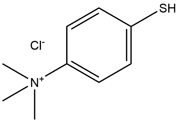 Benzenaminium, 4-mercapto-N,N,N-trimethyl-, chloride (1:1) Structure