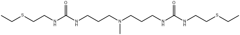 N,N-디-(에틸티오에탄아미노카르바모일-아미노프로판)아미노메탄 구조식 이미지