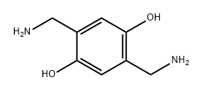 1,4-Benzenediol, 2,5-bis(aminomethyl)- Structure