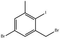 Benzene, 5-bromo-1-(bromomethyl)-2-iodo-3-methyl- Structure