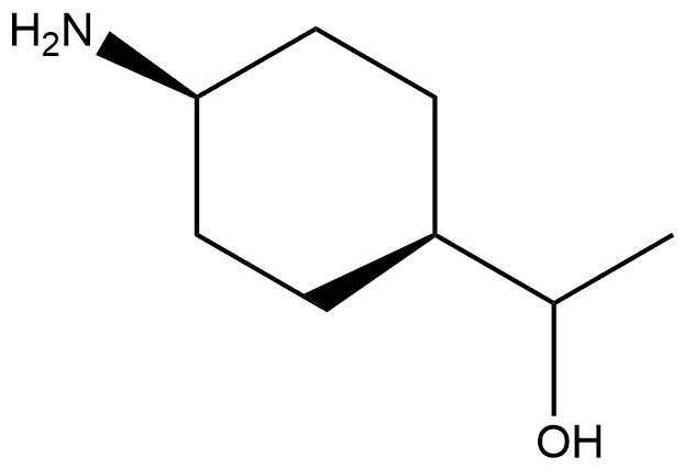 Cyclohexanemethanol, 4-amino-α-methyl-, cis- Structure