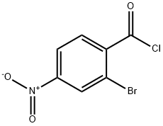 Benzoyl chloride, 2-bromo-4-nitro- 구조식 이미지