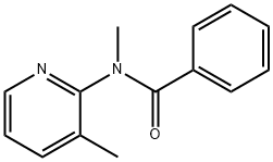 Benzamide, N-methyl-N-(3-methyl-2-pyridinyl)- 구조식 이미지