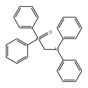 Arsine oxide, [(diphenylarsino)methyl]diphenyl- (9CI) Structure