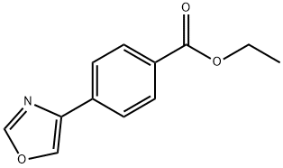 Benzoic acid, 4-(4-oxazolyl)-, ethyl ester Structure